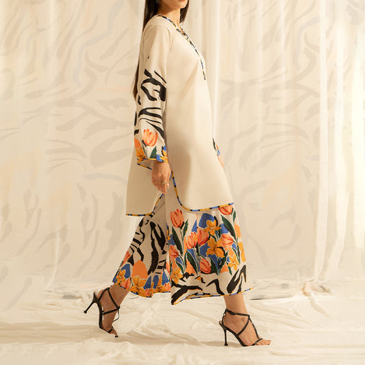 Abstract Floral Ensemble Coord Set for women