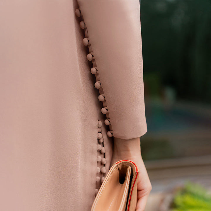 Minimalist Beaded Tunic Coord Set for women