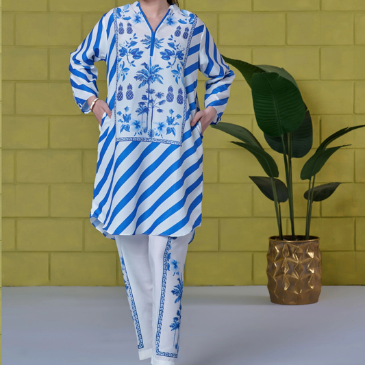 Tropical Stripe Coord Set