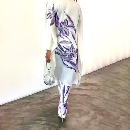 Abstract Floral Coord Set for women