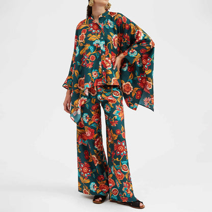 Deep Floral Ensemble Coord Set for women
