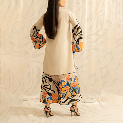 Abstract Floral Ensemble Coord Set for women