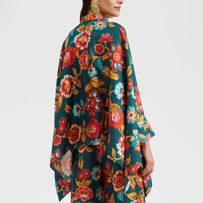Deep Floral Ensemble Coord Set for women