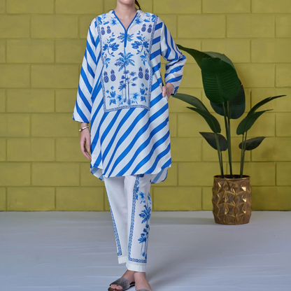 Tropical Stripe Coord Set