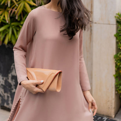 Minimalist Beaded Tunic Coord Set for women