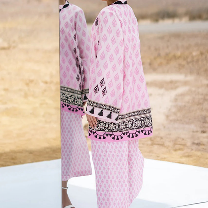 Scallop Detail Printed Co Ord Set