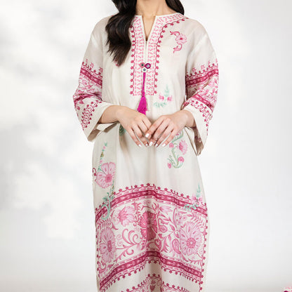 Ceramic Floral Tunic Coord Set for women