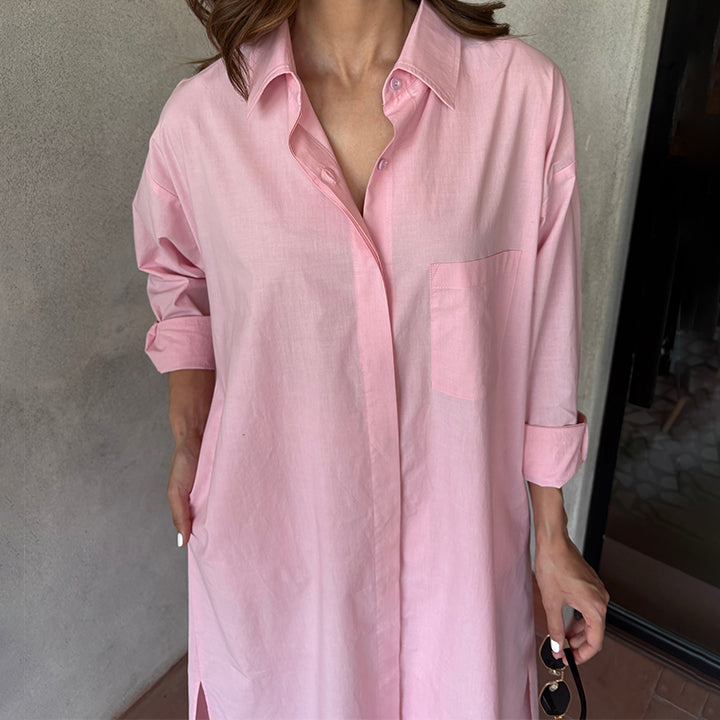 Oversized Shirt Ensemble Coord Set for women