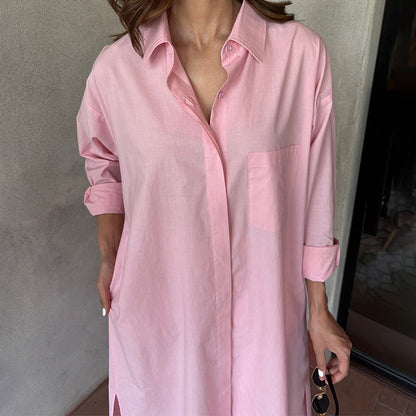 Oversized Shirt Ensemble Coord Set for women